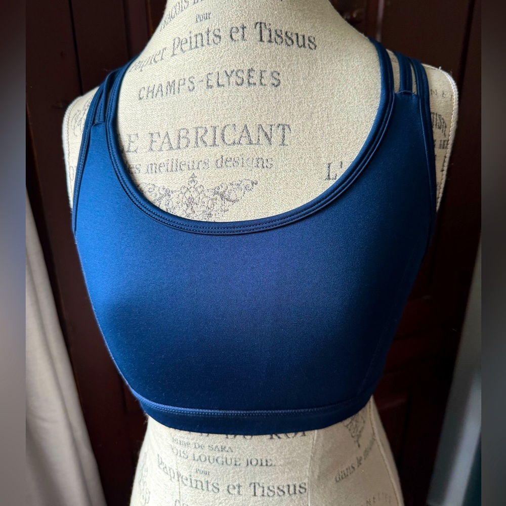 Velvet Rose Medium Navy Sports Bra